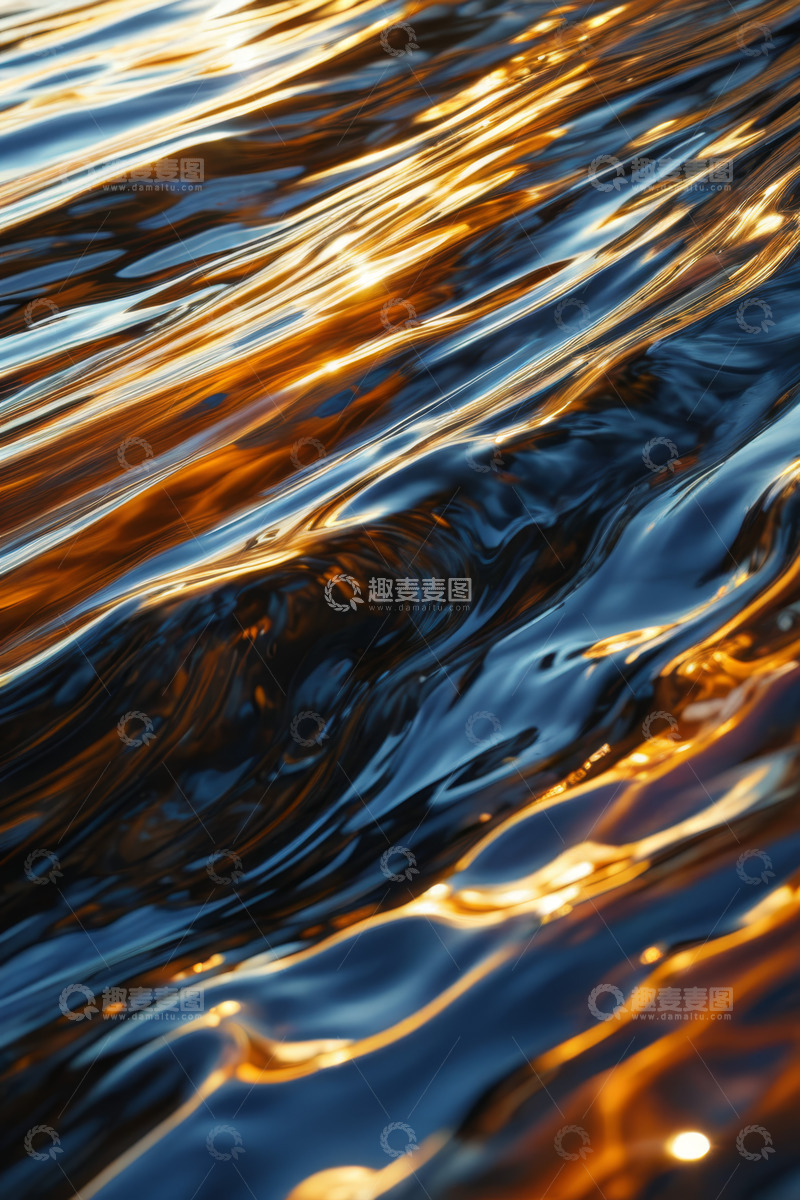 高清大图下载【趣麦麦图】水面波光粼粼的自然景象