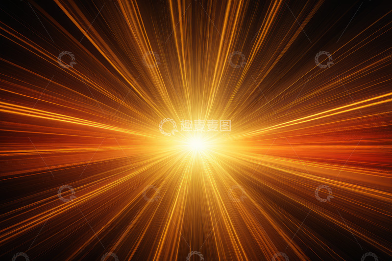 高清大图下载【趣麦麦图】放射状光芒抽象背景素材