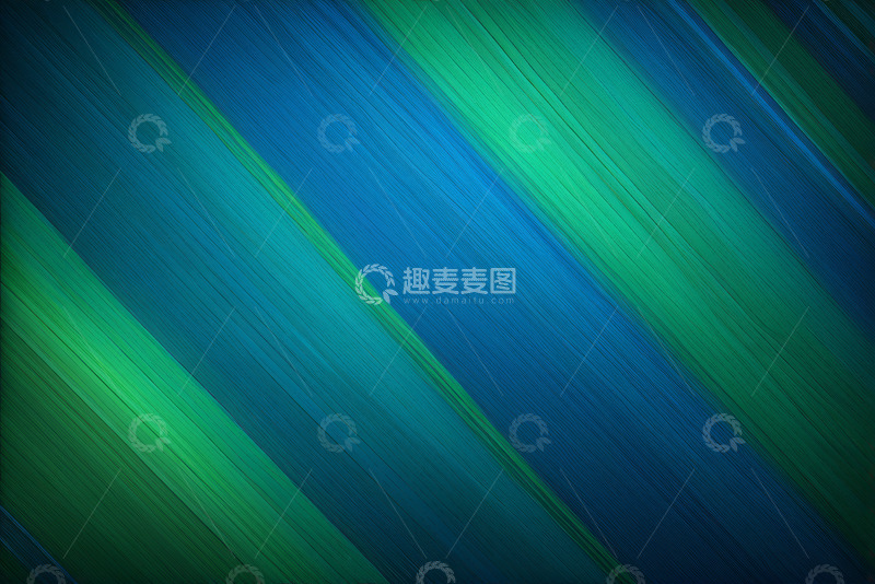高清大图下载【趣麦麦图】蓝绿色渐变条纹背景