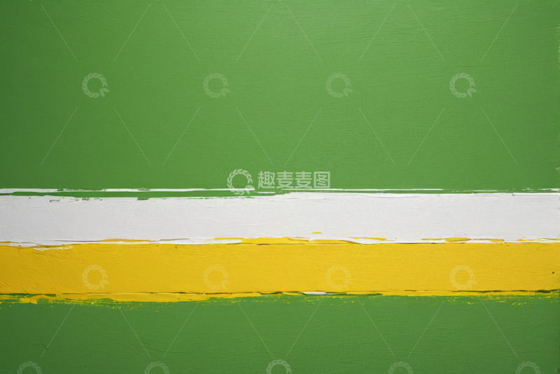 高清大图下载【趣麦麦图】黄绿白三色油漆涂刷墙面