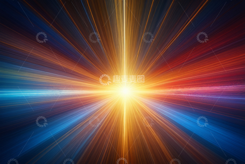 高清大图下载【趣麦麦图】放射状发光抽象背景
