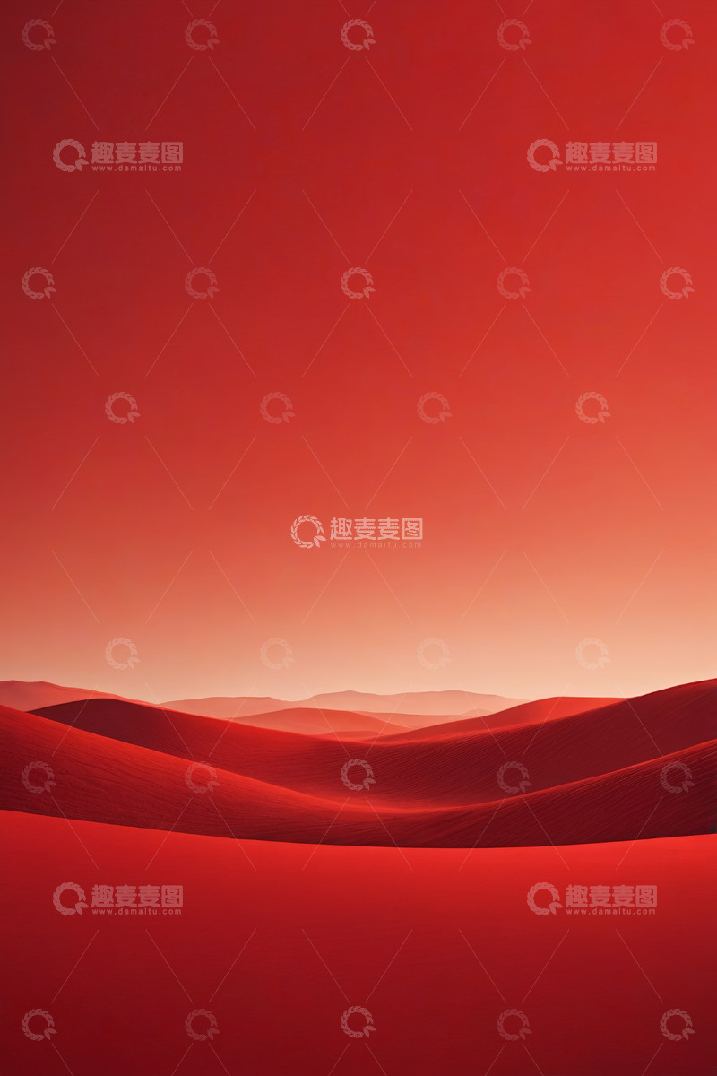 高清大图下载【趣麦麦图】红色沙漠景观