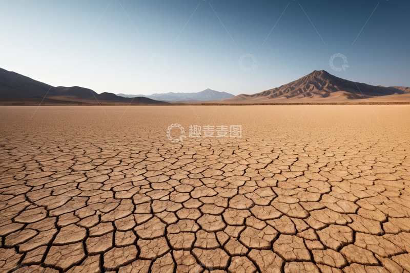 高清大图下载【趣麦麦图】干旱沙漠地貌远景