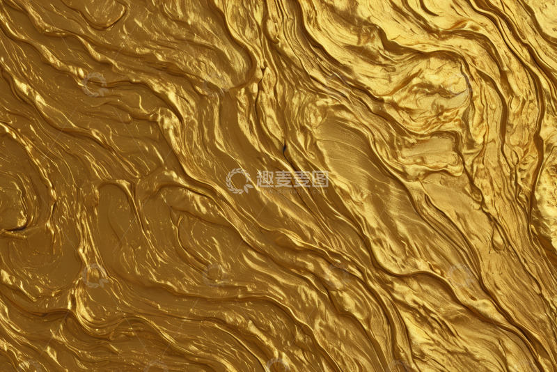 高清大图下载【趣麦麦图】金色纹理抽象背景素材