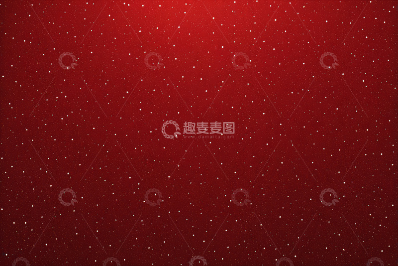 高清大图下载【趣麦麦图】红色背景飘落白点素材