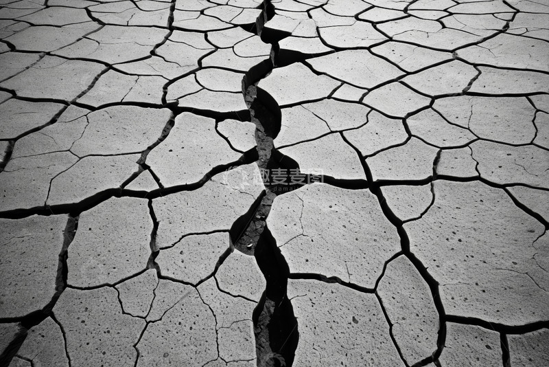 高清大图下载【趣麦麦图】干裂的土地特写