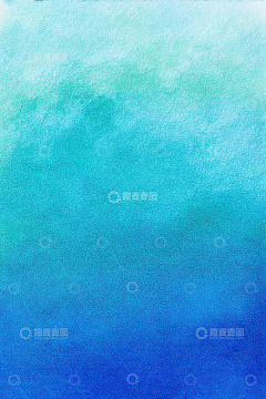 蓝绿色渐变水彩背景素材