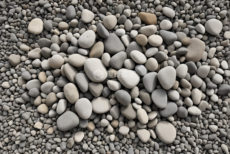 高清大图下载【趣麦麦图】灰色鹅卵石特写