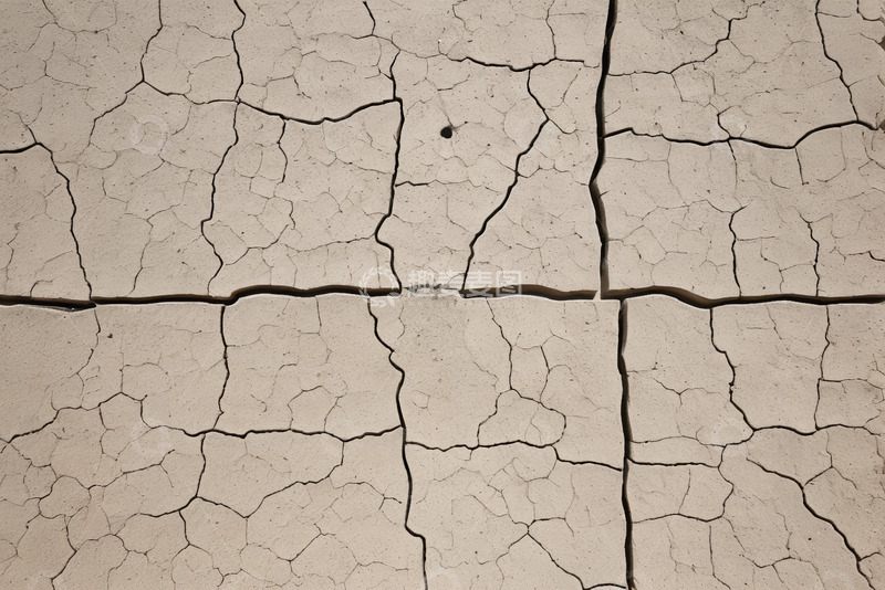 高清大图下载【趣麦麦图】干裂土地纹理特写