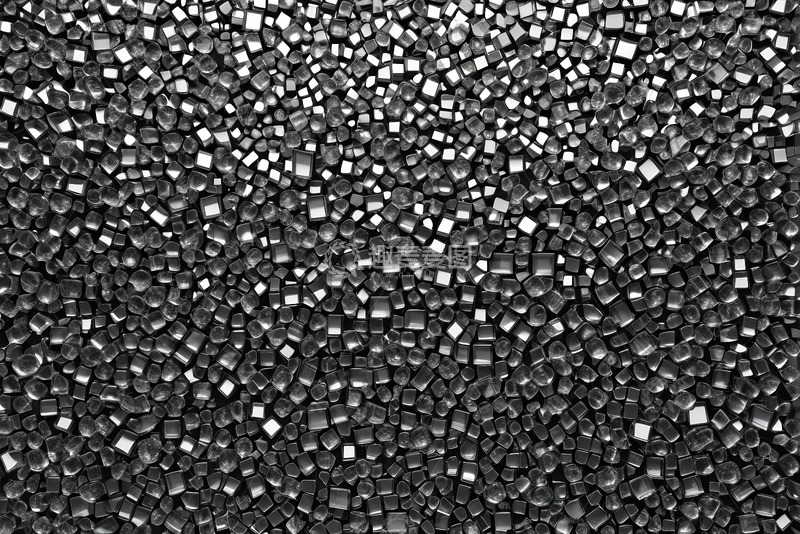 高清大图下载【趣麦麦图】黑色颗粒材料特写