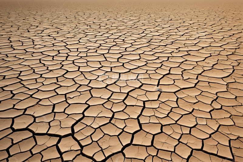 高清大图下载【趣麦麦图】干裂土地干旱景象