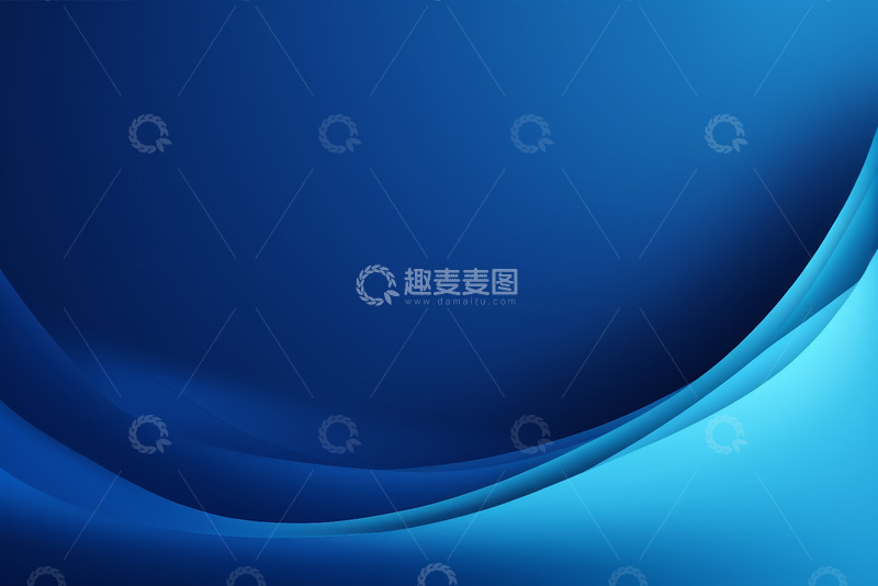 高清大图下载【趣麦麦图】蓝色抽象背景设计素材