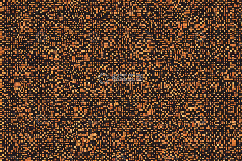 高清大图下载【趣麦麦图】棕色方块马赛克背景素材