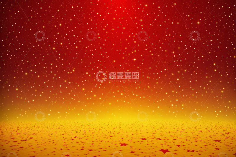 高清大图下载【趣麦麦图】红色背景发光粒子抽象画面