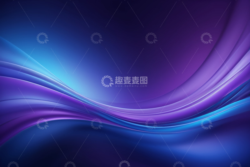 高清大图下载【趣麦麦图】蓝紫色渐变抽象背景