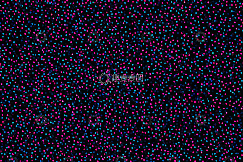 高清大图下载【趣麦麦图】黑底彩色点状图案背景