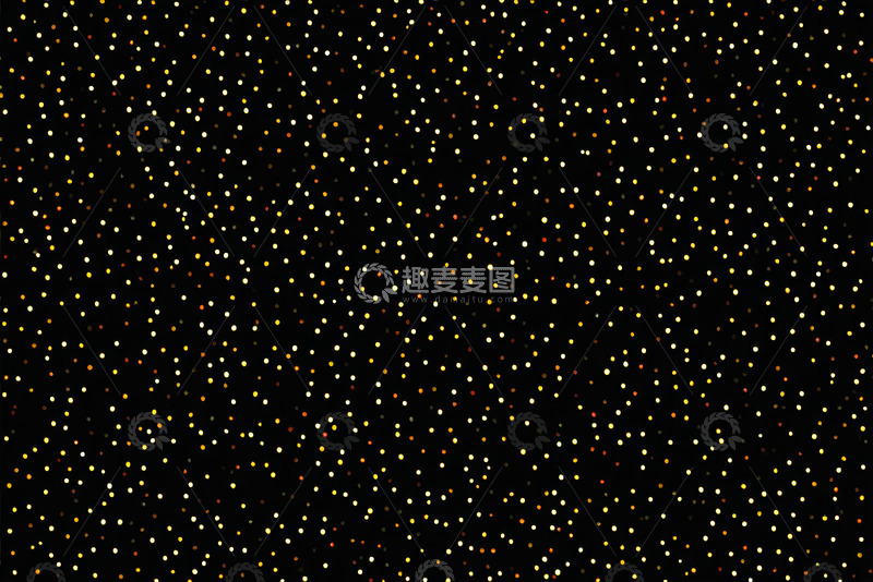 高清大图下载【趣麦麦图】黑色背景金色点状纹理图案
