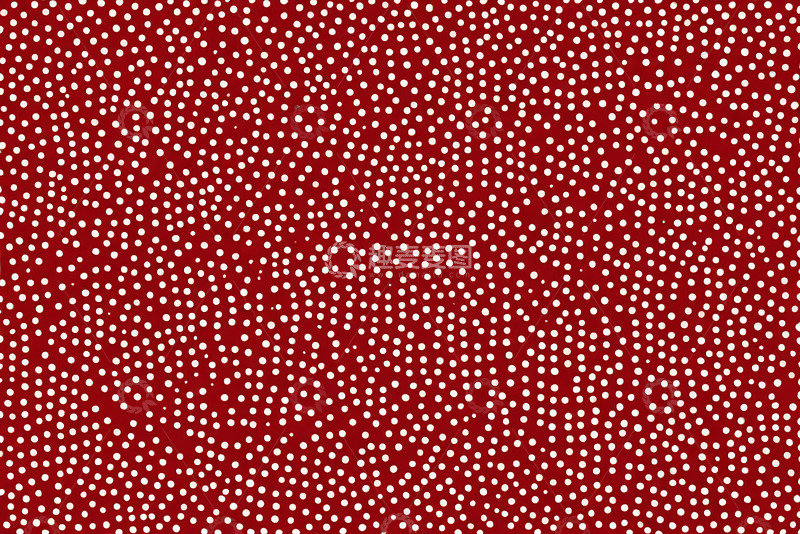 高清大图下载【趣麦麦图】红色背景白色圆点图案素材