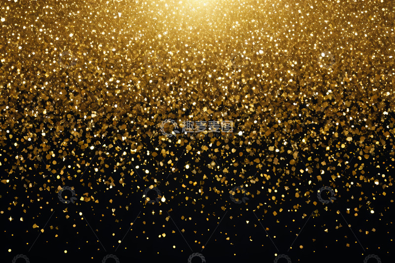 高清大图下载【趣麦麦图】金色闪光背景素材