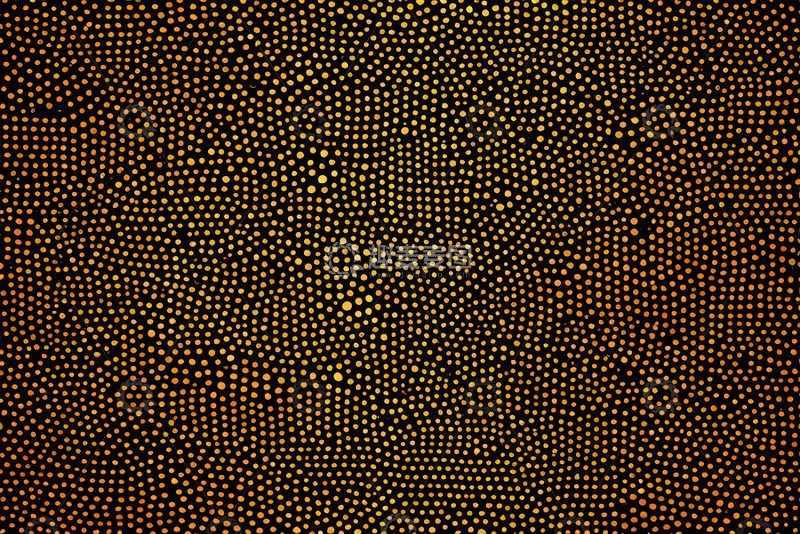 高清大图下载【趣麦麦图】黑色背景金色点状图案