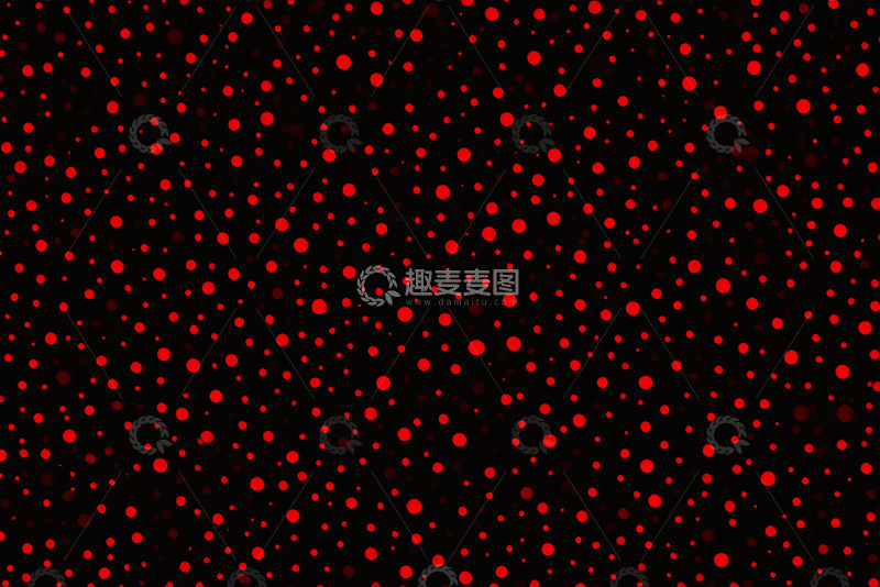 高清大图下载【趣麦麦图】黑色背景红色点状图案