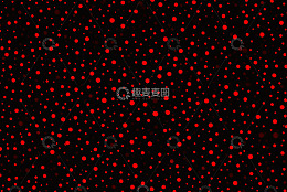 黑色背景红色点状图案