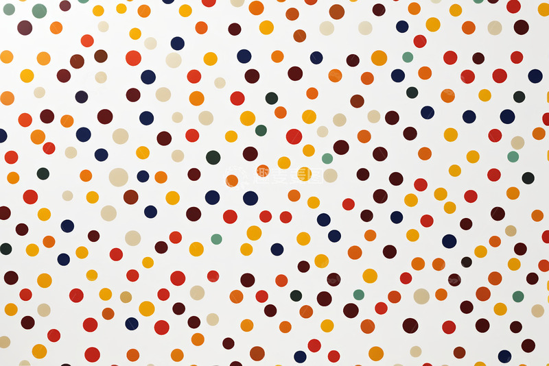 高清大图下载【趣麦麦图】彩色圆点图案背景