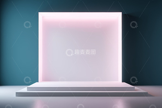 发光现代风格展示台