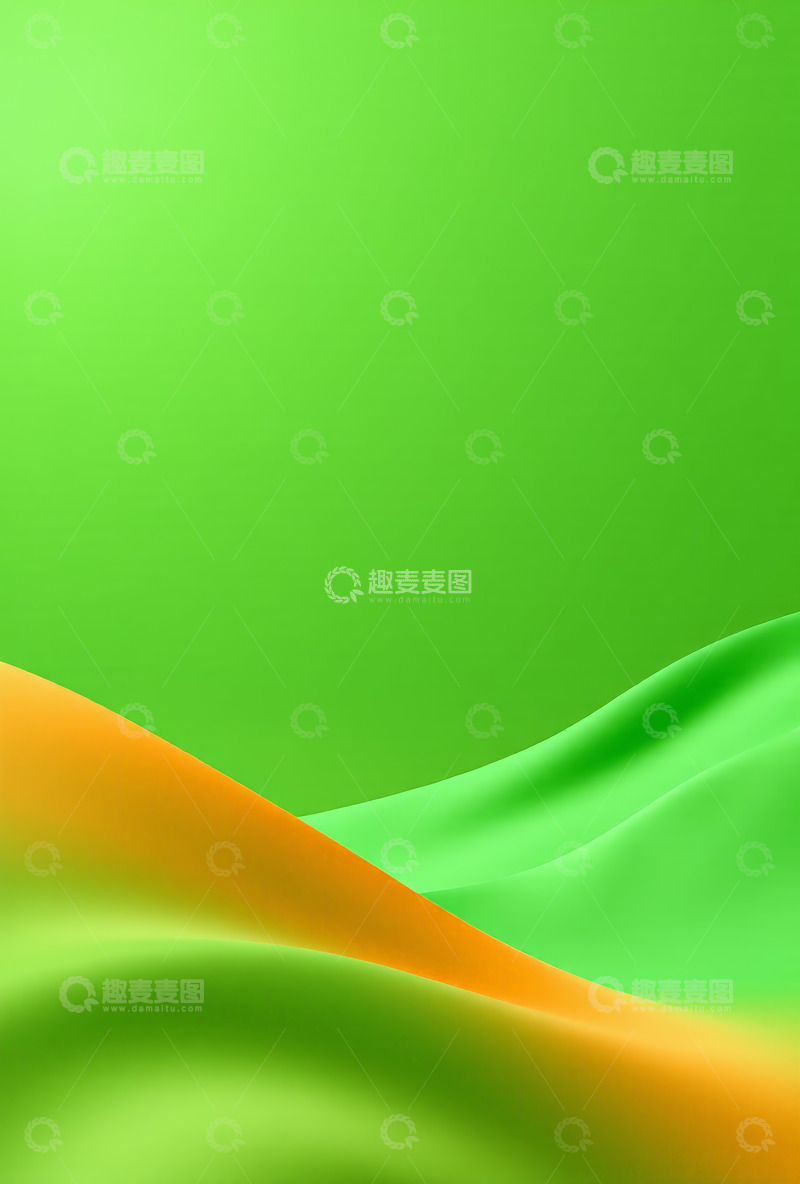 高清大图下载【趣麦麦图】渐变绿色抽象背景