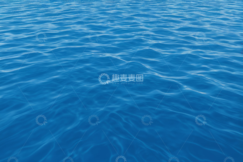 高清大图下载【趣麦麦图】蓝色平静海面素材