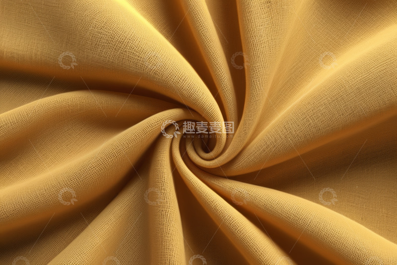 高清大图下载【趣麦麦图】黄色纺织品纹理特写