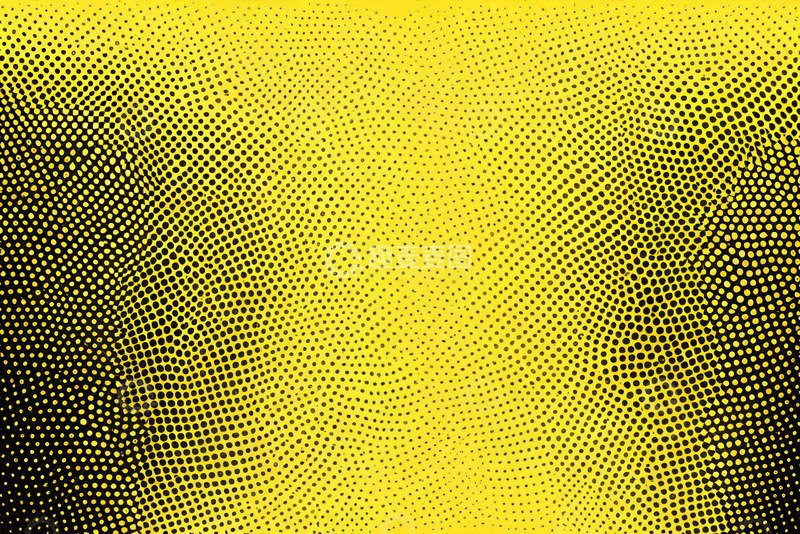 高清大图下载【趣麦麦图】黄色点状艺术背景素材
