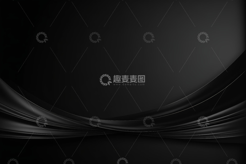 高清大图下载【趣麦麦图】黑色抽象线条背景