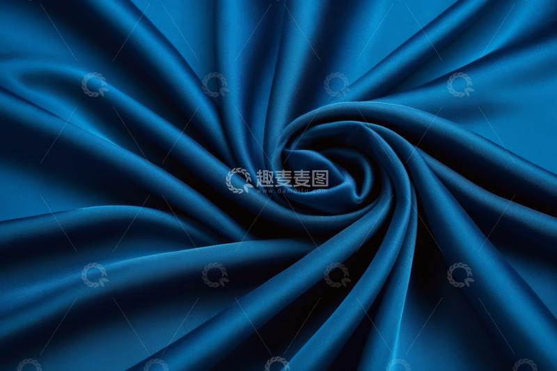 高清大图下载【趣麦麦图】蓝色织物纹理特写