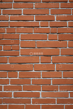 红砖墙纹理特写