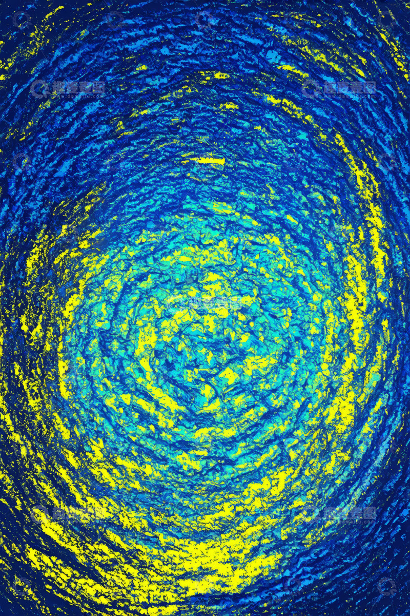 高清大图下载【趣麦麦图】蓝黄渐变抽象纹理图案