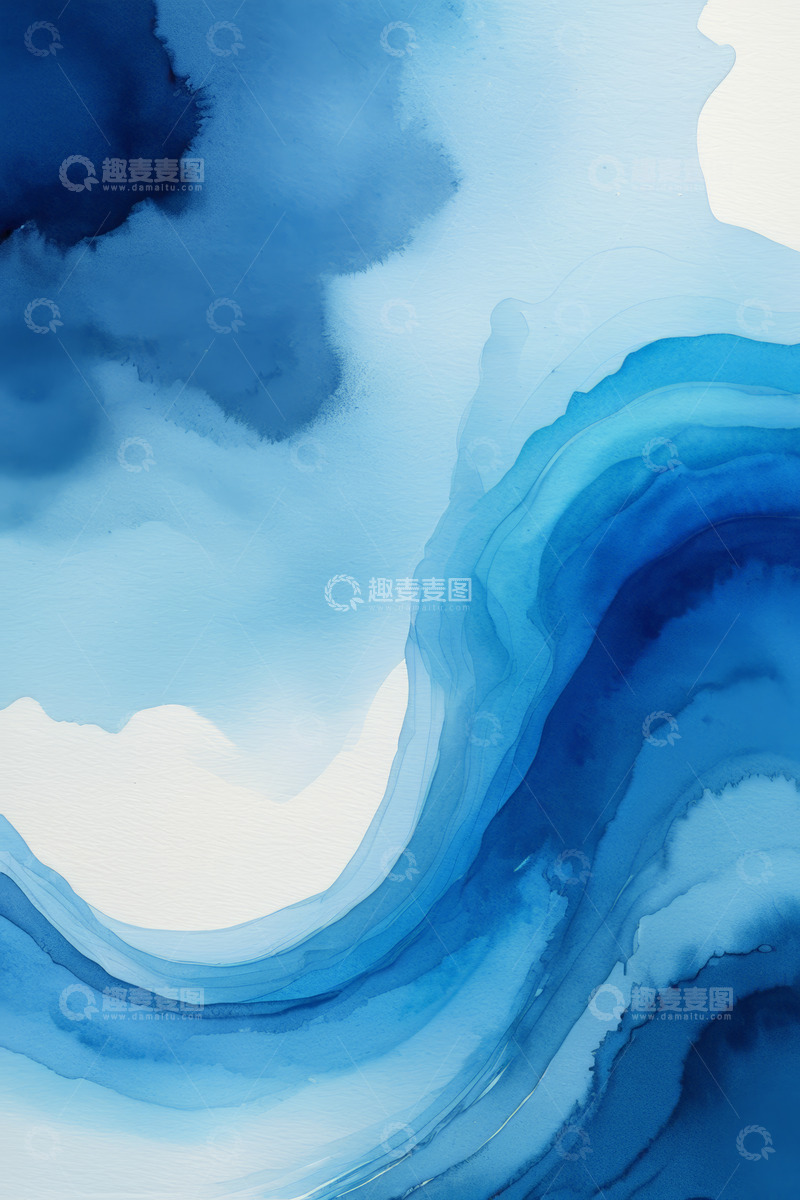 高清大图下载【趣麦麦图】蓝色艺术纹理抽象背景