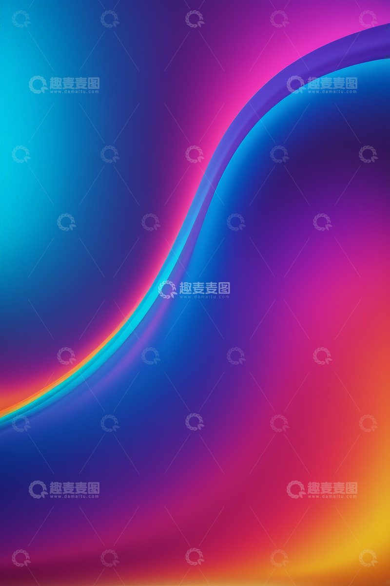 高清大图下载【趣麦麦图】渐变色彩抽象背景