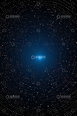 星空背景抽象粒子效果