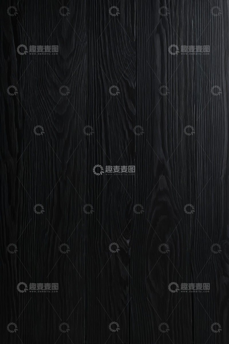 高清大图下载【趣麦麦图】黑色木材纹理背景
