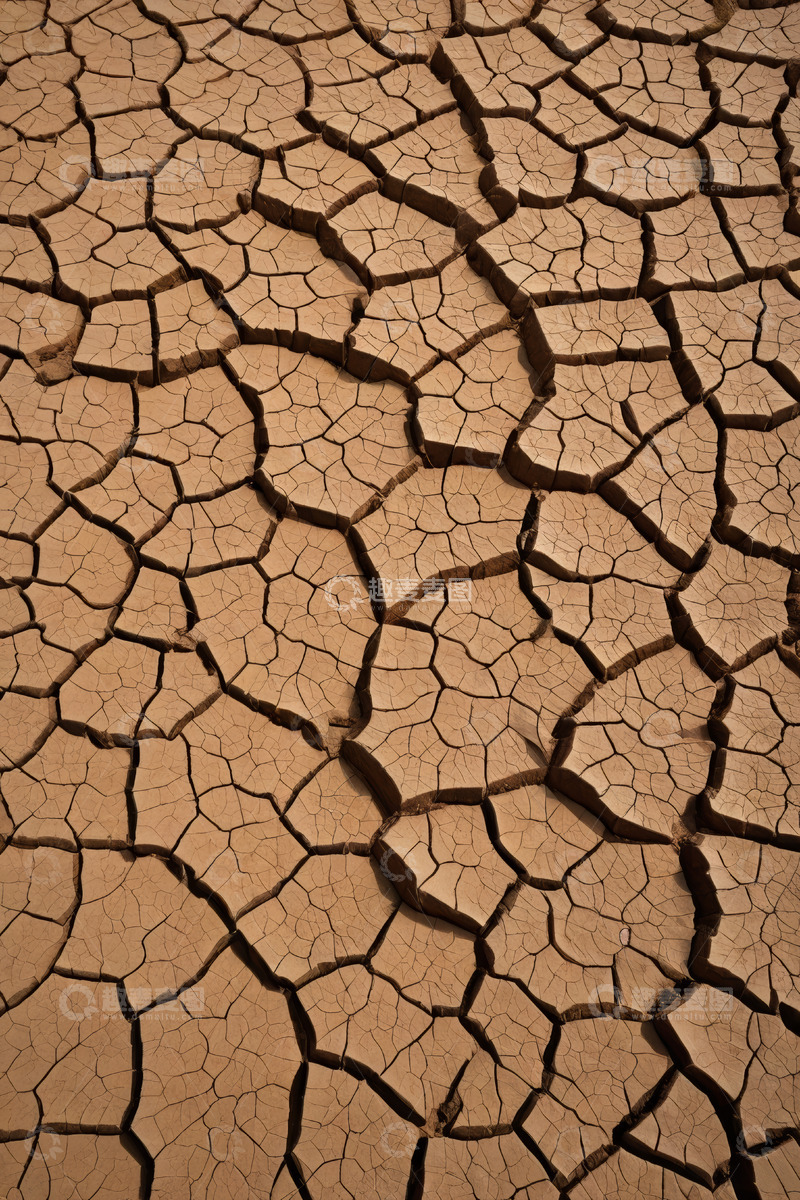 高清大图下载【趣麦麦图】干裂土地干旱景象