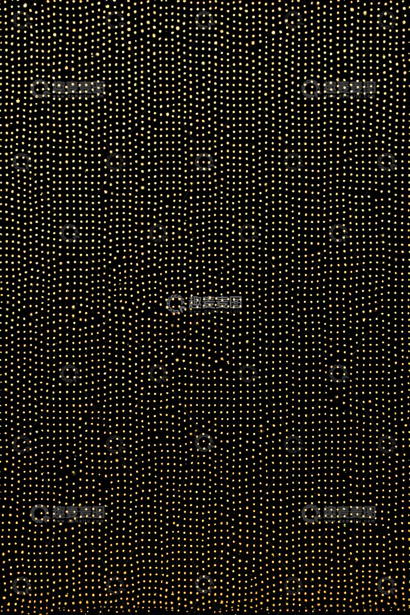 高清大图下载【趣麦麦图】黑色背景金色点状图案素材