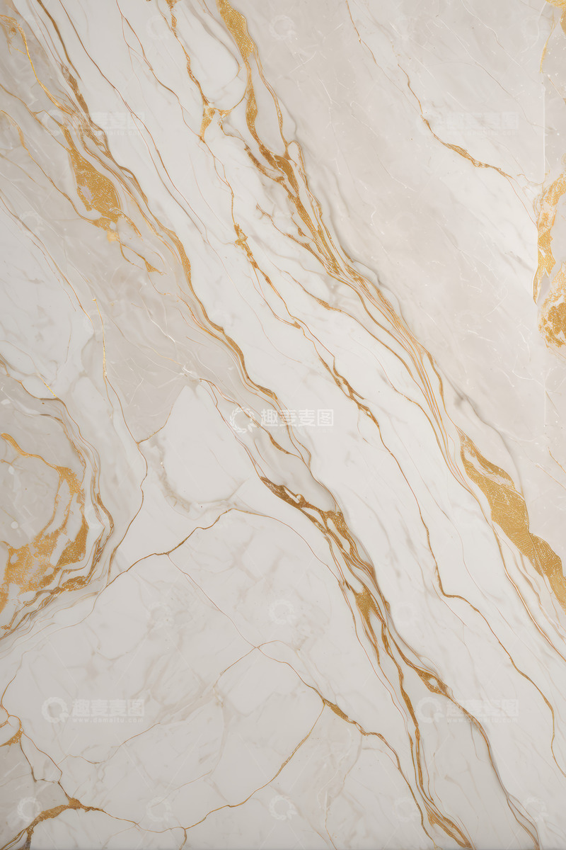 高清大图下载【趣麦麦图】白色金色大理石纹理背景