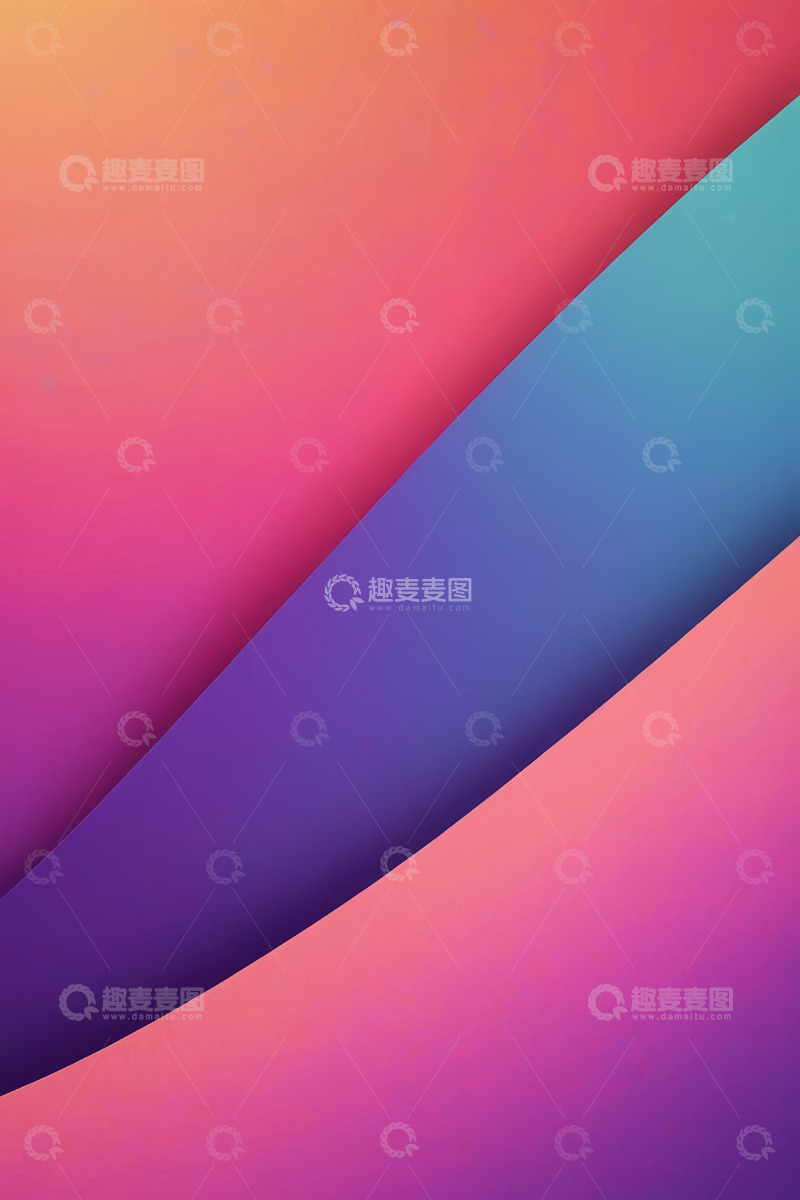 高清大图下载【趣麦麦图】多彩渐变抽象背景