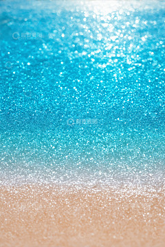 蓝色彩沙沙滩背景纹理