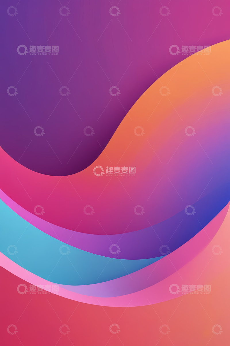 高清大图下载【趣麦麦图】渐变色彩抽象背景图