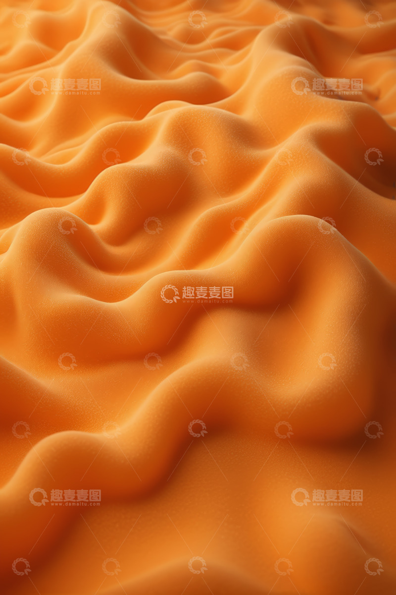 高清大图下载【趣麦麦图】橙色波浪纹理背景