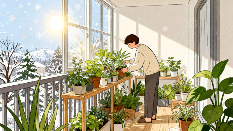 高清大图下载【趣麦麦图】温馨冬日咖啡馆插画