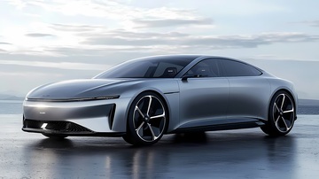 未来感轿车设计展示