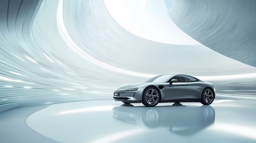 未来感跑车科技场景